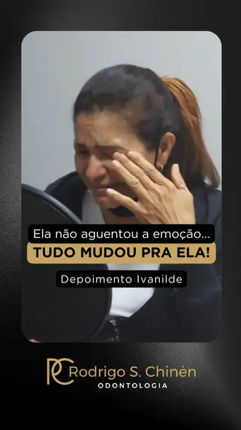 Video Dentista - Dr Rodrigo Chinen - Depoimento Implante Ivanilde